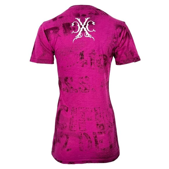 Xtreme Couture By Affliction Women's T-shirt Rain - Picture 7 of 12